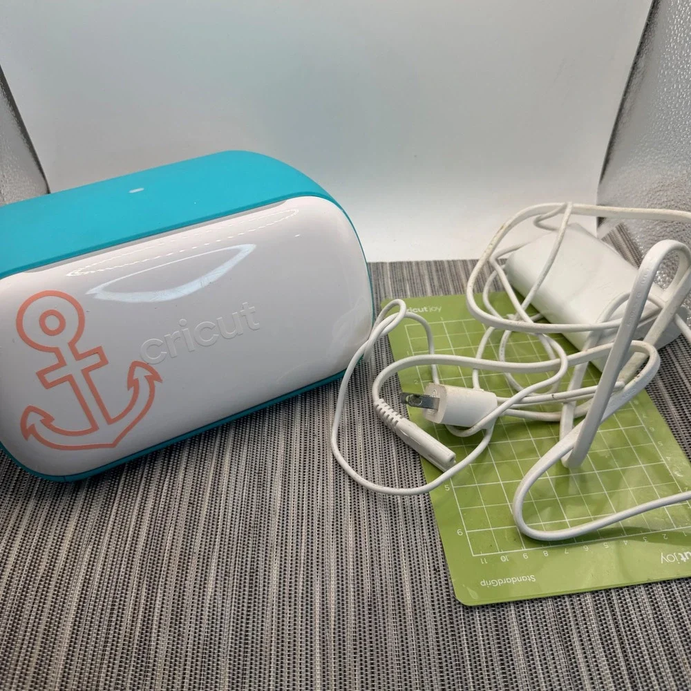 Cricut Joy Smart Cutting Machine Bundle Teal Tools Vinyl Iron-On Mat JCTR101